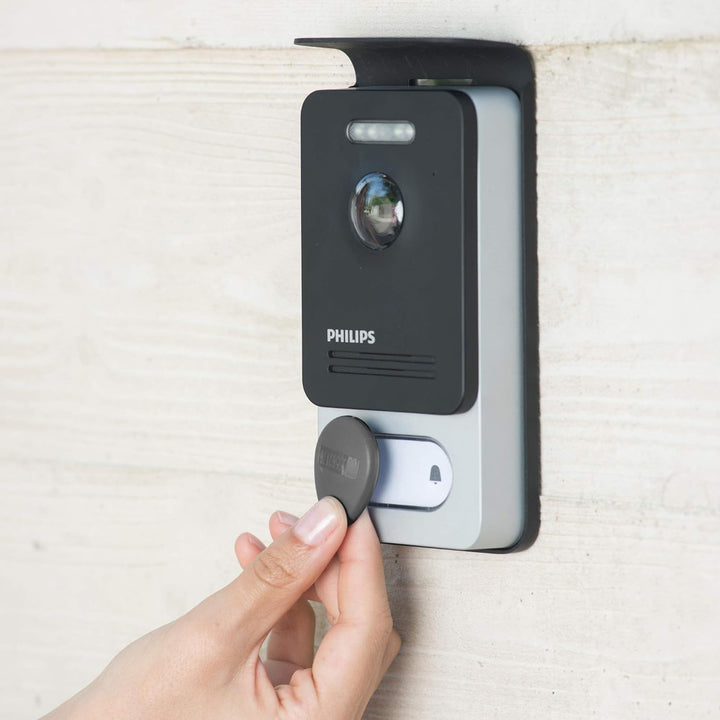 PHILIPS WelcomeEye CONNECT, Video Türsprechanlage, 2 Draht Technik, 7 Zoll Touch Monitor, incl. Smar
