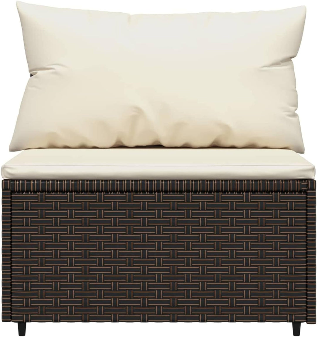 Tidyard 4-TLG. Gartensofa Gartenmöbel Set Garten-Sofagarnitur Garten-Lounge-Set mit Kissen Gartenlou