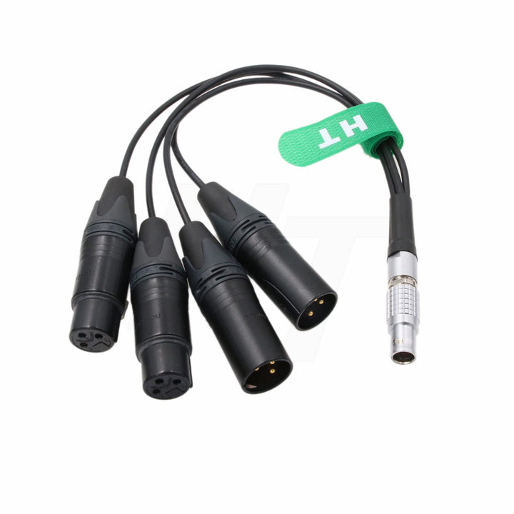 HangTon 10pin auf 3pin XLR Breakout Audiokabel für Atomos Shogun Inferno, Ninja Inferno, Shogun Flam