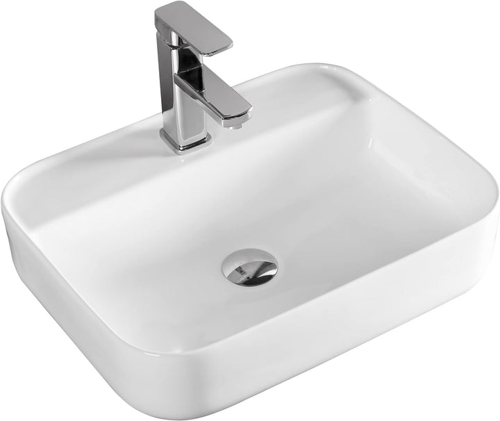 Art-of-Baan® Keramik-Aufsatzwaschbecken I edles Waschbecken mit Lotus-Effekt I Handwaschbecken in We