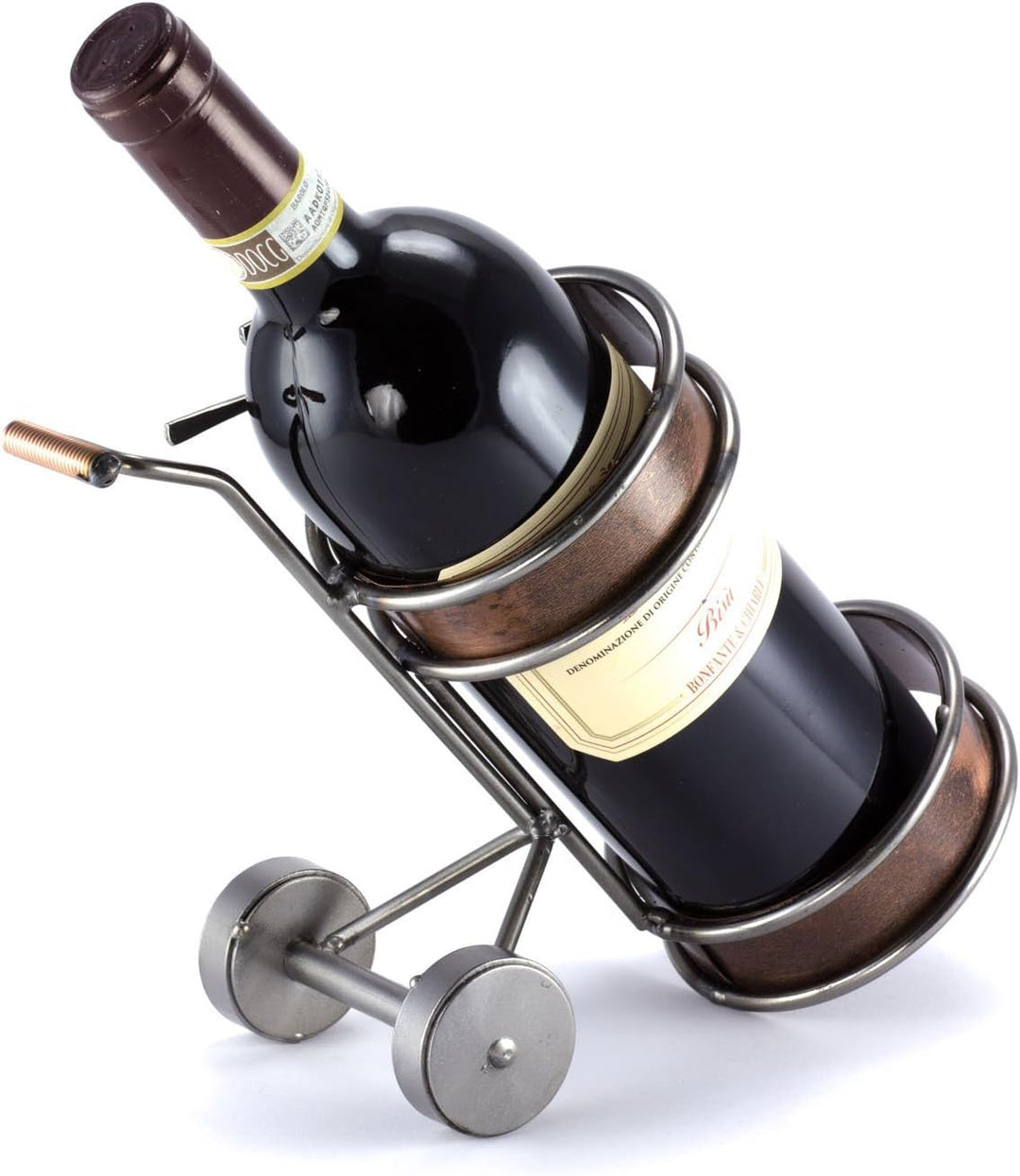 Steelman24 I Schraubenmännchen Golftasche Mit Kupfer Weinhalter I Made in Germany I Handarbeit I Ges