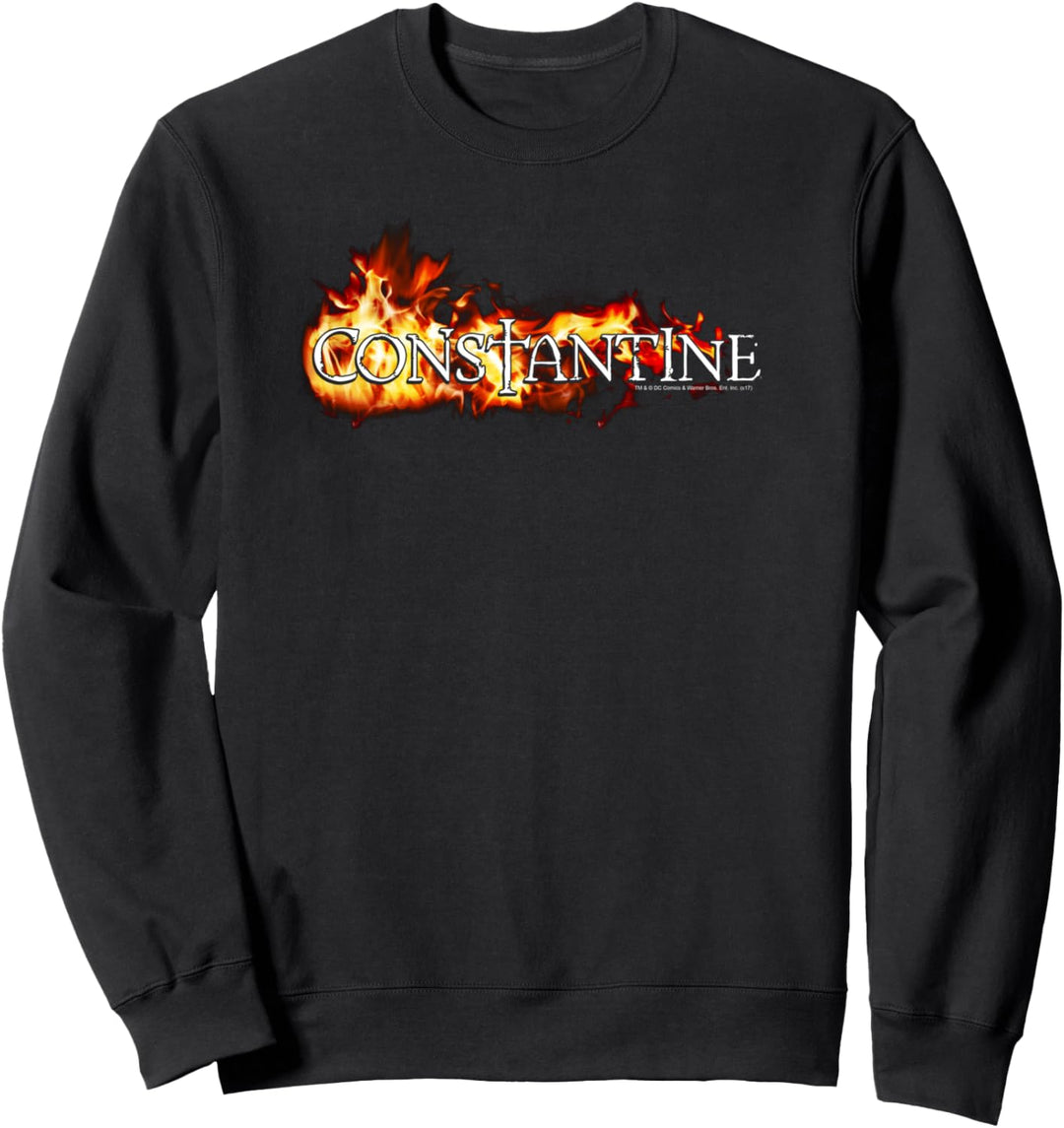 Constantine Logo in Flames Sweatshirt