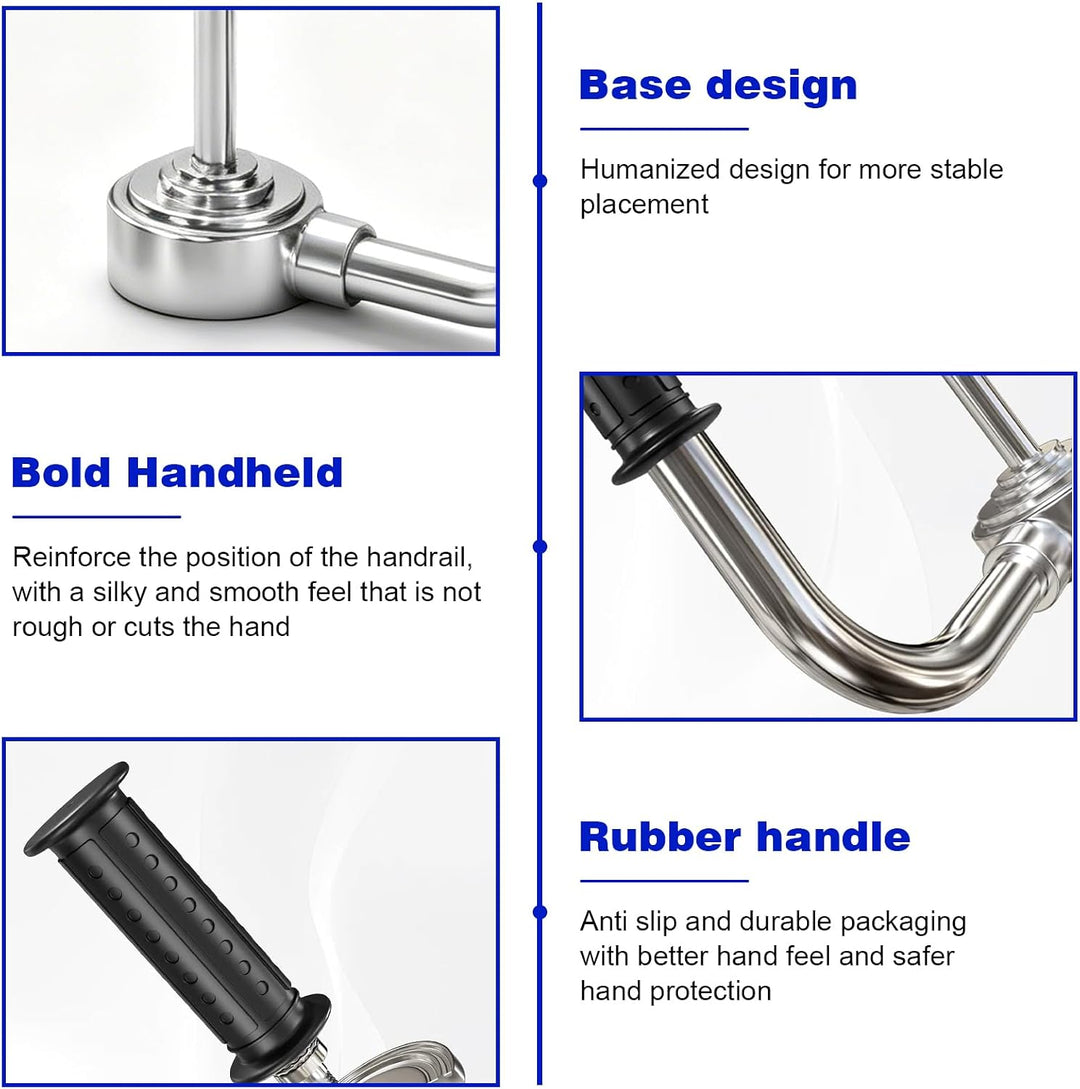 Stretchfolienspender, Manueller Abroller Stretchfolie für Rollen, Handabroller für Stretchfolie, Höh