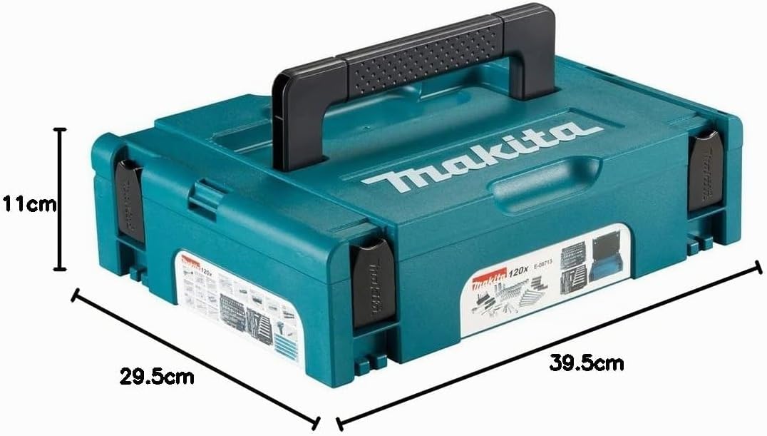 Makita E-08713 Universal Werkzeugset Im Koffer 120teilig Einzelbett, Einzelbett