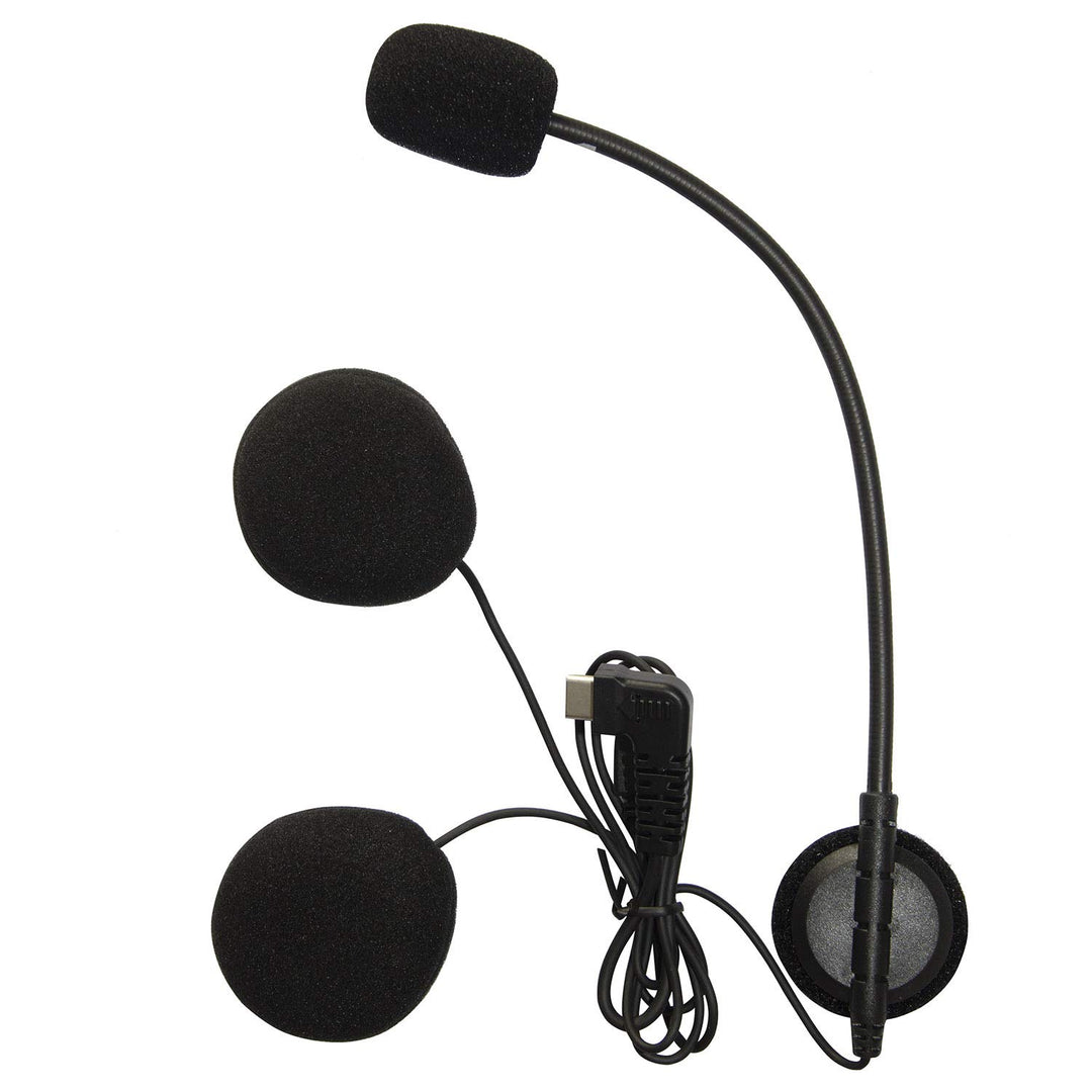 USB Typ C Mikrofon und Kopfhörer für Motorrad Headset Bluetooth Kommunikationssystem BT-S2 und BT-S3