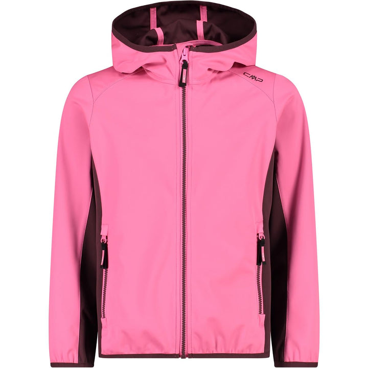 CMP Kinder Hoodie Jacke Softshelljacke Outdoorjacke 116 Rosa Fluo-Pflaume, 116 Rosa Fluo-Pflaume