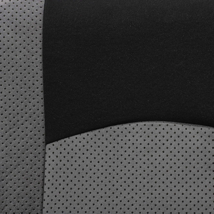 PETEX Auto Sitzbezüge Universal Komplett Set 17-teilig - Classic grau, Eco Class mit SAB 1 Vario Plu