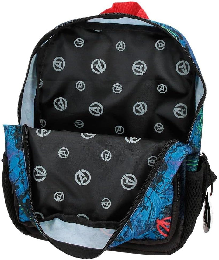 Marvel Avengers The Avengers On The Warpath Vorschulrucksack, Polyester, 6,44 l, Blau, 23 x 28 x 10