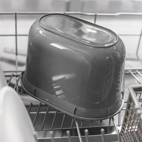 Addis Komposteimer für die Küche, 2,5 l, schwarz / grau, 2.5L, Schwarz / Grau