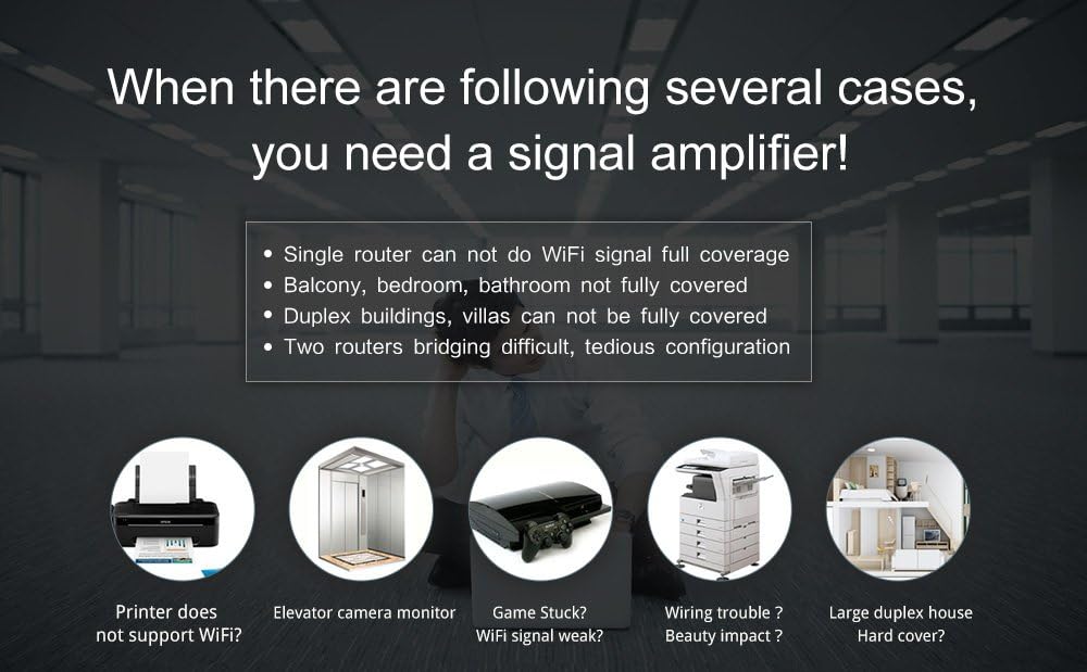 VONETS VAP11N-300 Mini 2.4GHz WiFi Repeater Wlan Bridge Ethernet Adapter Wireless Hotspot Extender S