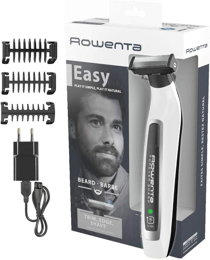 Rowenta Tn6000f4 Forever Sharp Bartschneider 3-in-1 Betriebsdauer: 90 Minuten., Betriebsdauer: 90 Mi