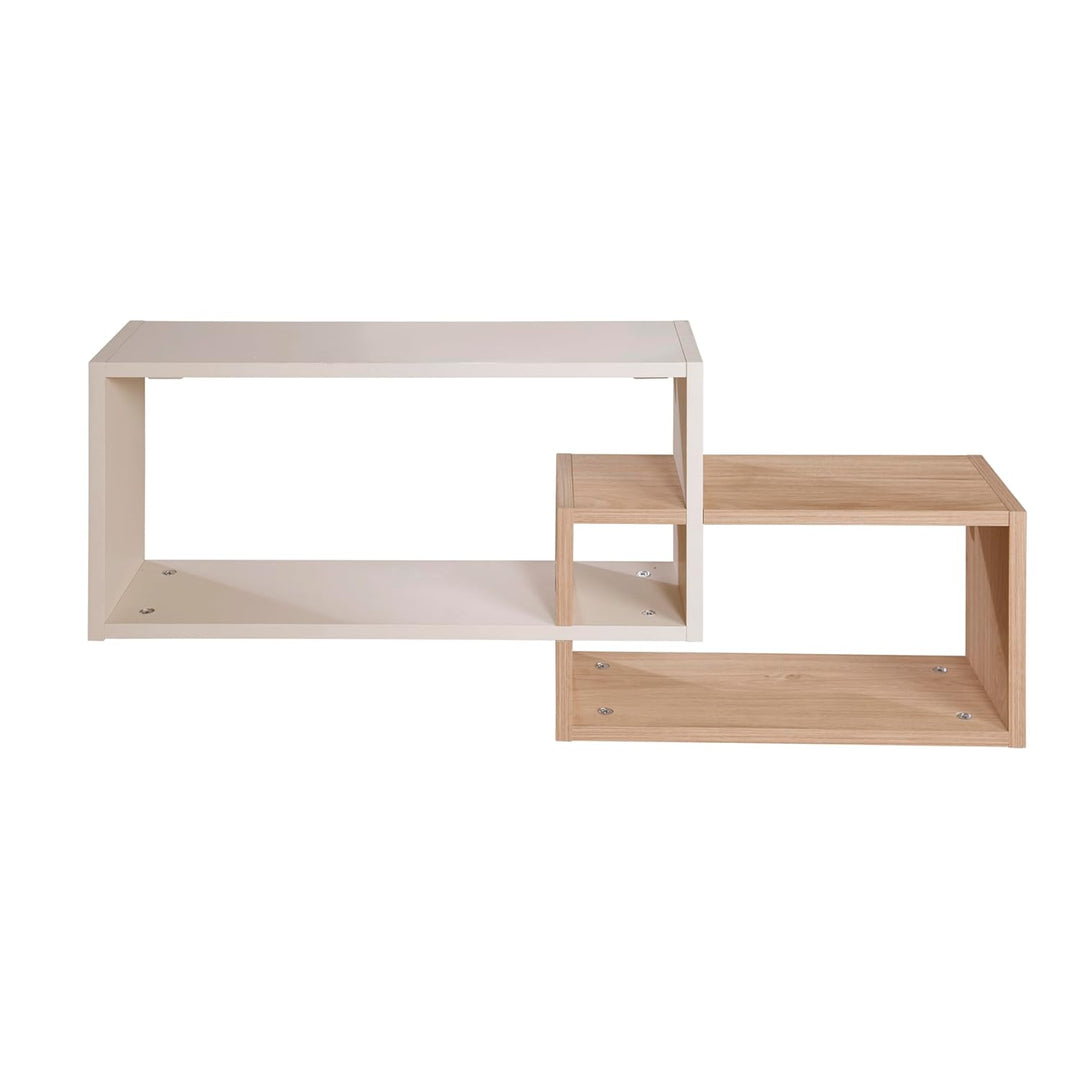 roba Wandregal mit offenen Fächern für Serien Jil/Sidney - Dekoratives Kinderregal in Beige und Holz