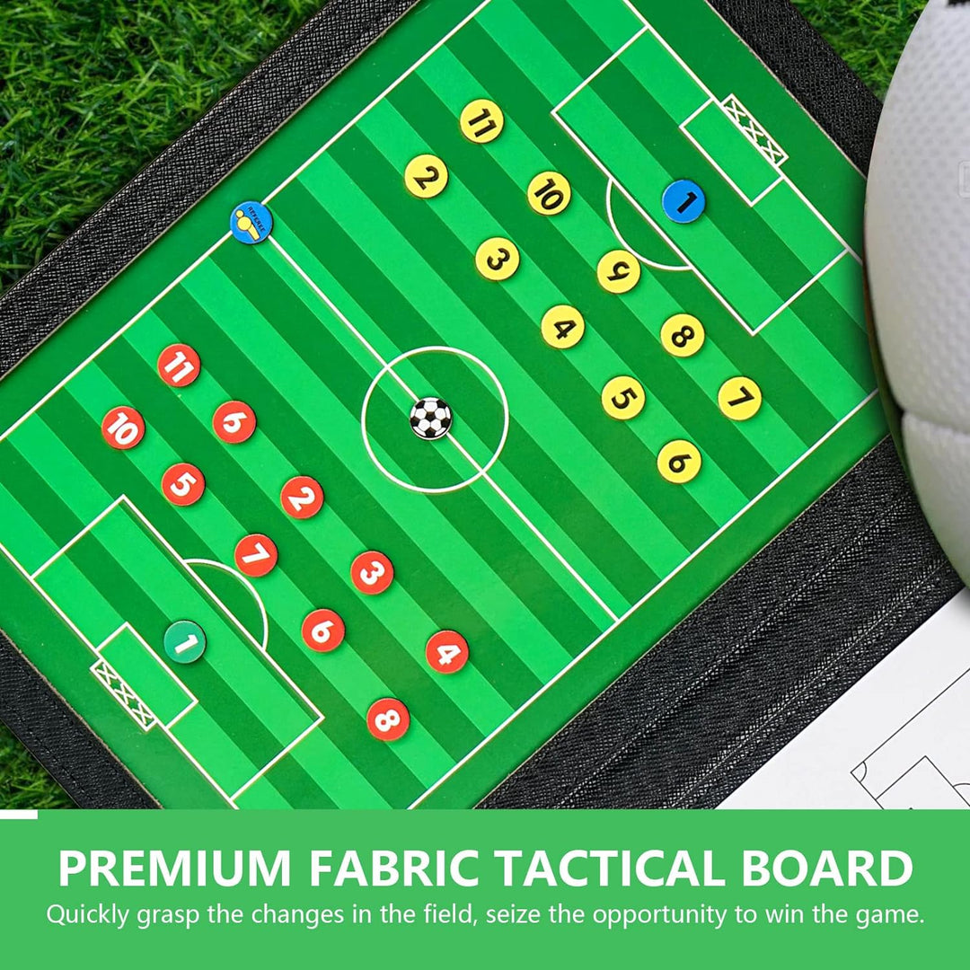 LaceDaisy Professional Faltbares Fussball Taktiktafel Fussball Magnetic Coach Board