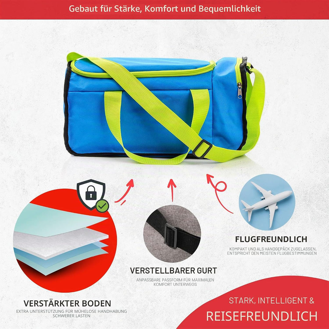 meteor 20 40 L Sporttasche - Kinder Badetasche Herren schwimmtasche Schultertaschen Reisetasche Urla