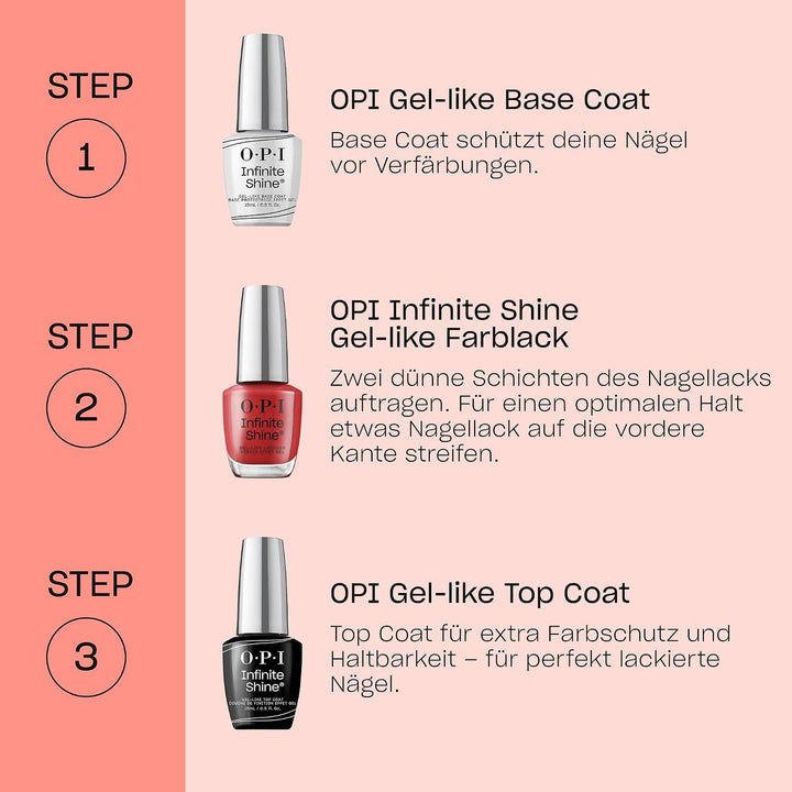 OPI Infinite Shine Grüntöne – vorgehärtete Gel-Technologie ohne UV-Lampe – bis zu 11 Tage Halt – lan