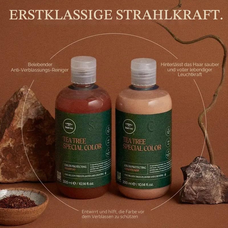 Paul Mitchell Tea Tree Special Color Conditioner - Haar-Pflege Conditioner für coloriertes Haar, Feu