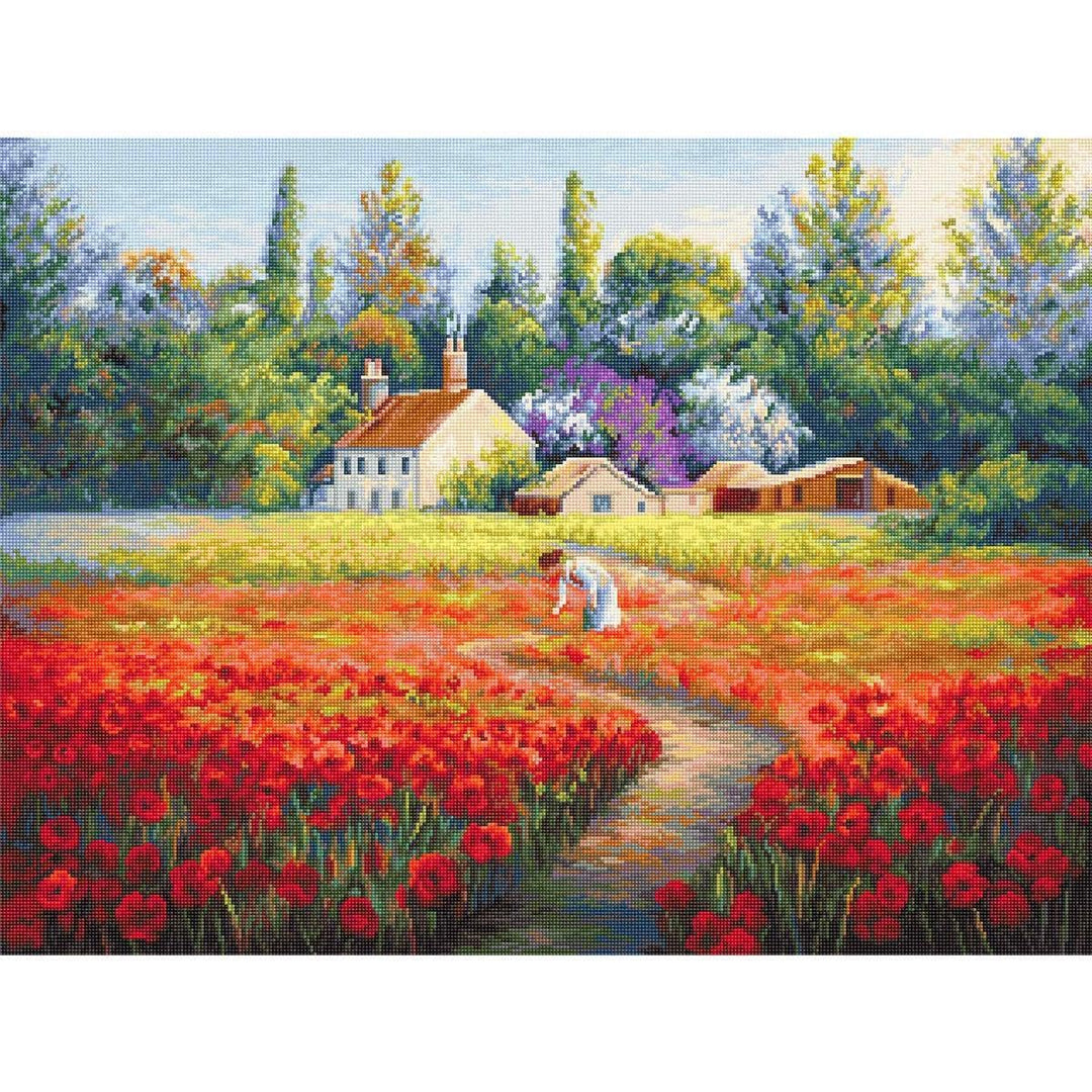 Luca-S Gobelin Set "Unvergessliche", Zählmuster, 32x24cm