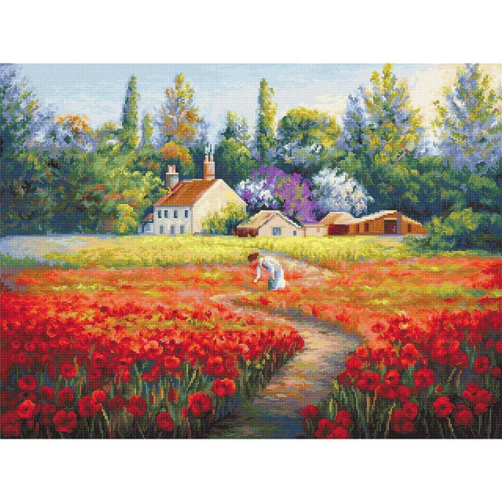 Luca-S Gobelin Set "Unvergessliche", Zählmuster, 32x24cm