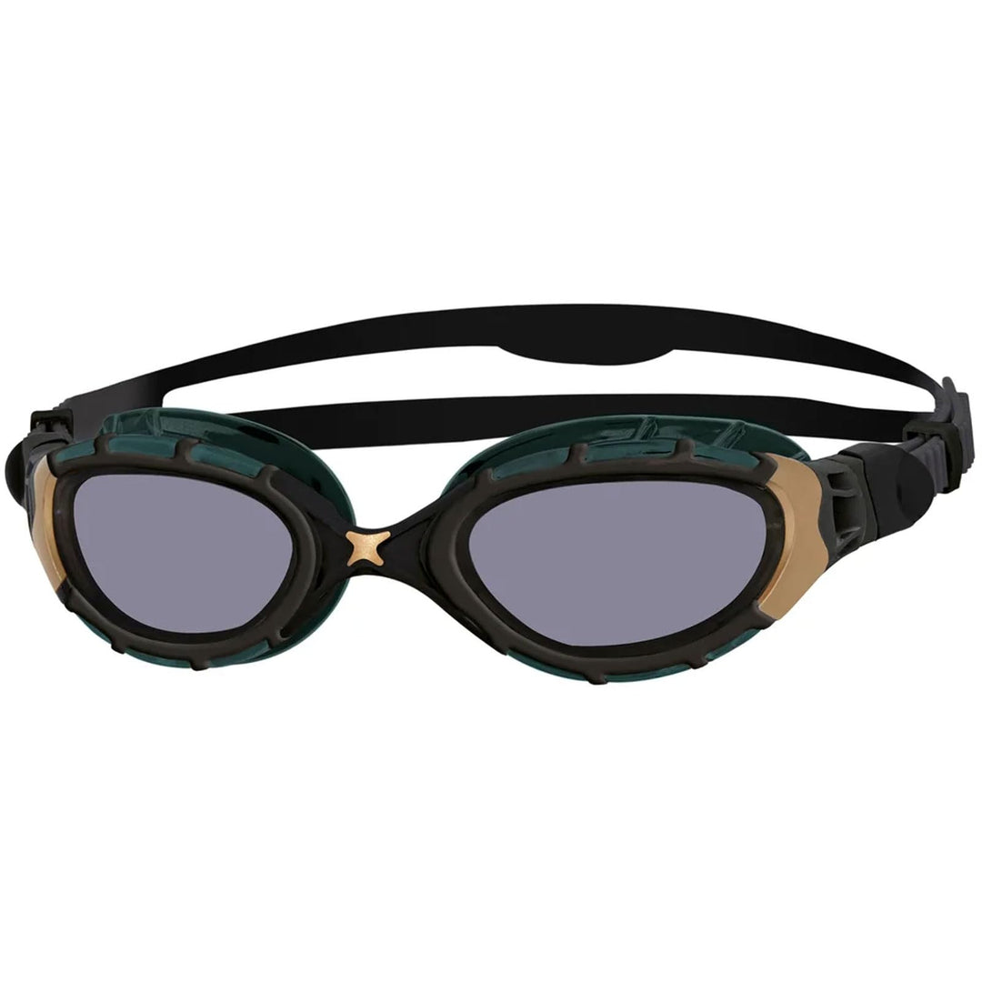 Zoggs Unisex Predator Flex Swimming Goggles (pack of 1) Einheitsgrösse Schwarz/Gold/Titan, Einheitsg