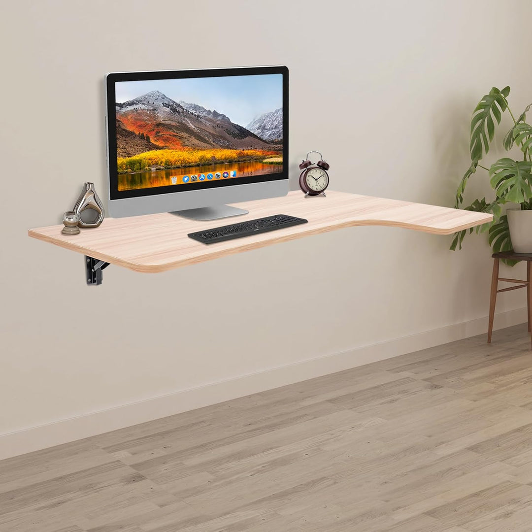 100x60cm Wandklapptisch, Wandmontierter Tisch aus MDF, Wandmontierter Klapptisch Wandklapptisch, Mon