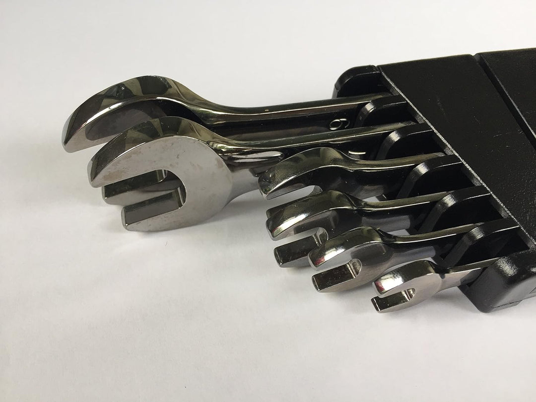 Zebra Würth Ratschen Ringmaulschlüssel Satz Multi umschaltbar 6 Teile