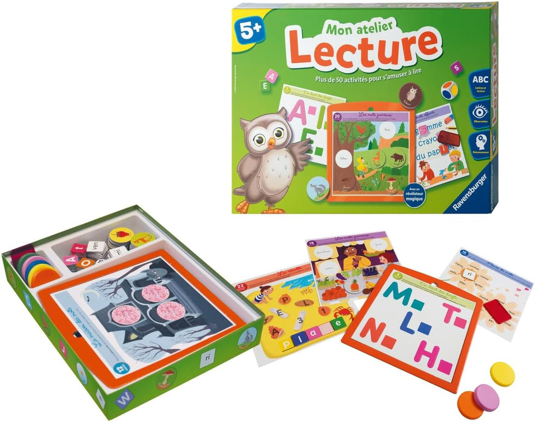 RAVENSBURGER – Mon Atelier Lecture – Spiel, französische Version neue Version, neue Version