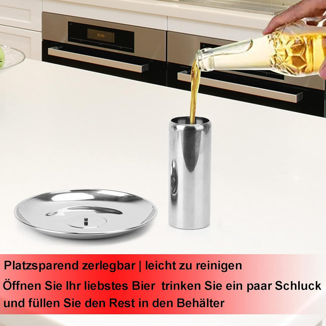 Hähnchenbräter, Hähnchenhalter aus Edelstahl, Bierdose für Hähnchengrill, Zerlegbarer Geflügelbräter