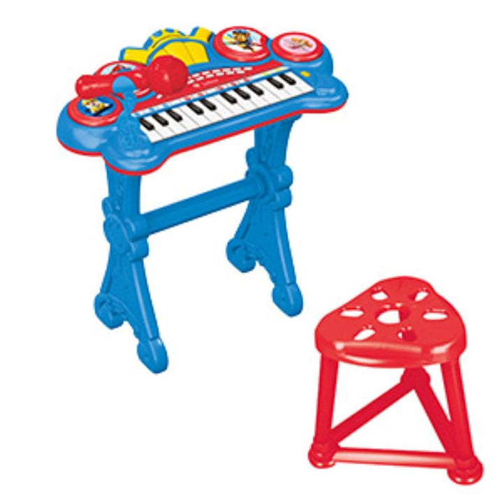 Lexibook, Paw Patrol, Elektronisches Keyboard mit Sitz, Mikrofon, MP3-Player, Soundeffekten, Demo-Mu