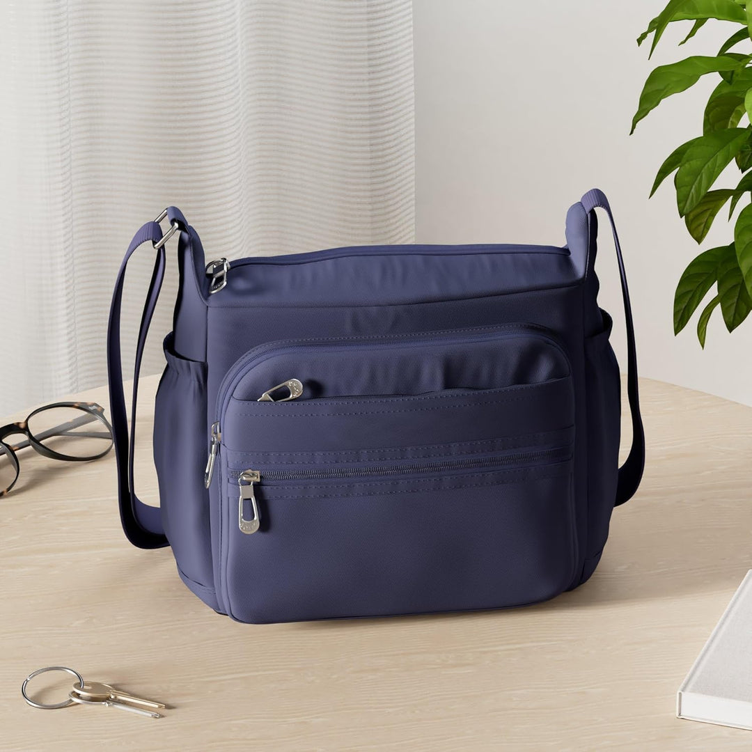 NOTAG Umhängetasche Damen, Grosse Kapazität Wasserdicht Nylon Crossbody Bag Damen Leichte Multi-Tasc
