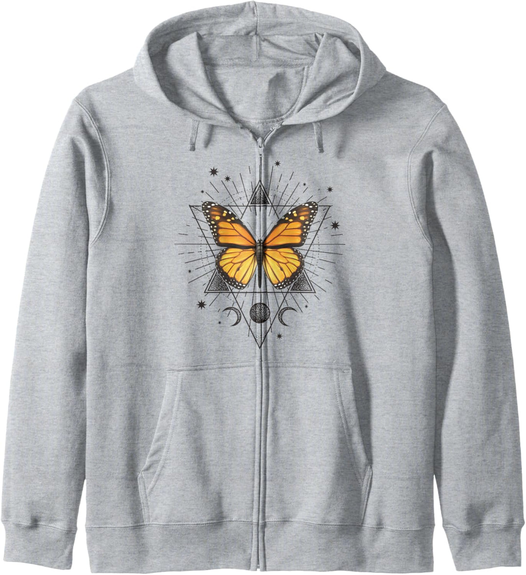 Butterfly Celestial Pyramids And Moons Kapuzenjacke