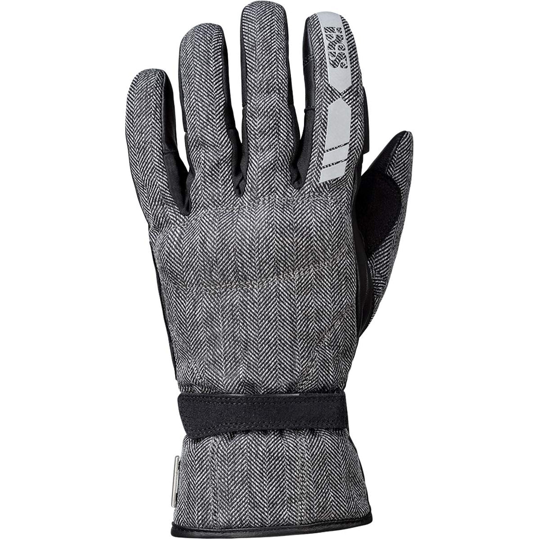 IXS Motorradhandschuhe kurz Motorrad Handschuh Torino-Evo-ST 3.0 Classic Handschuh schwarz/grau M, H