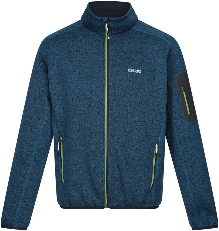 Regatta Herren Newhill Fleecejacke Fleece mit durchgehendem Reissverschluss 3XL MorBl, 3XL MorBl