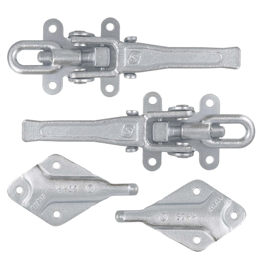 The Drive 2X Exzenterverschluss Set verstellbar 250–285 mm mit Gegenhalter | für Anhänger | Modell 6