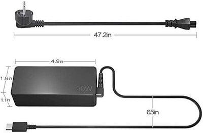 CYD 65W USB C Netzteil für Ladekabel Lenovo ThinkPad YT480 X1 Yoga 2nd 3rd 4th Gen X1 Tablet 2nd 3rd