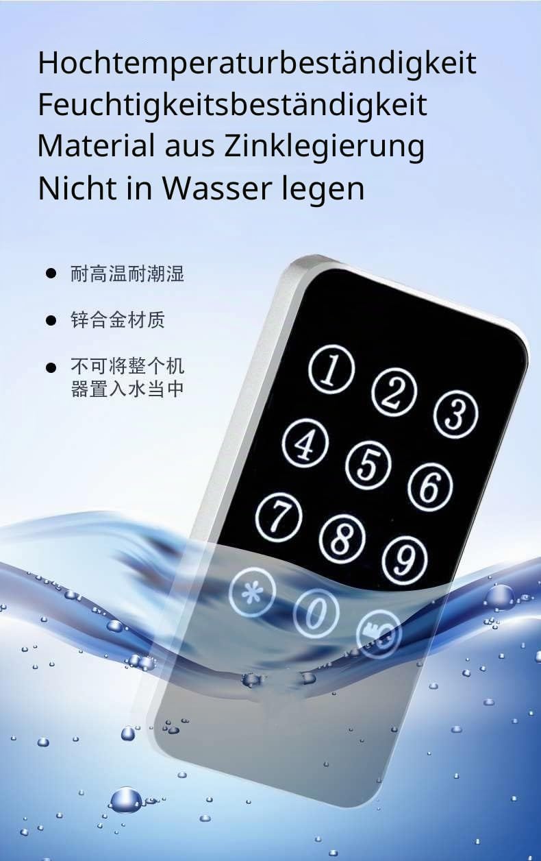 Digitales Code-Kombinationsschloss, Codiertes Cam-Kabinett, Zinklegierung, Passwort, Keyless-Schloss