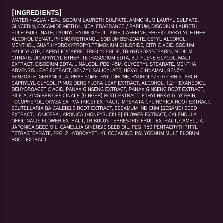 Ryoe Korean Jayang Shampoo for Oily Scalp Purple 400ml by Ryo
