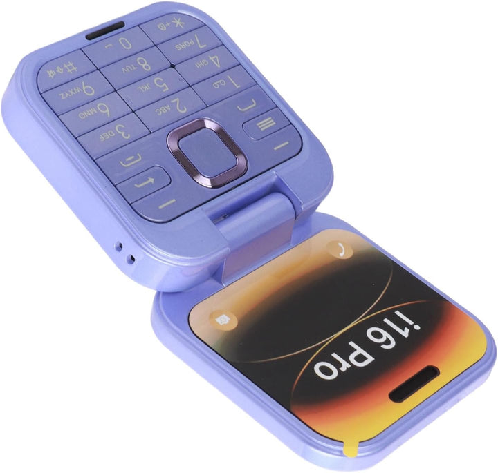 Yunir Klapphandy für Senioren, 2G Entsperrtes Senioren-Klapphandy, mit 1,77-Zoll-Bildschirm, Dual-SI