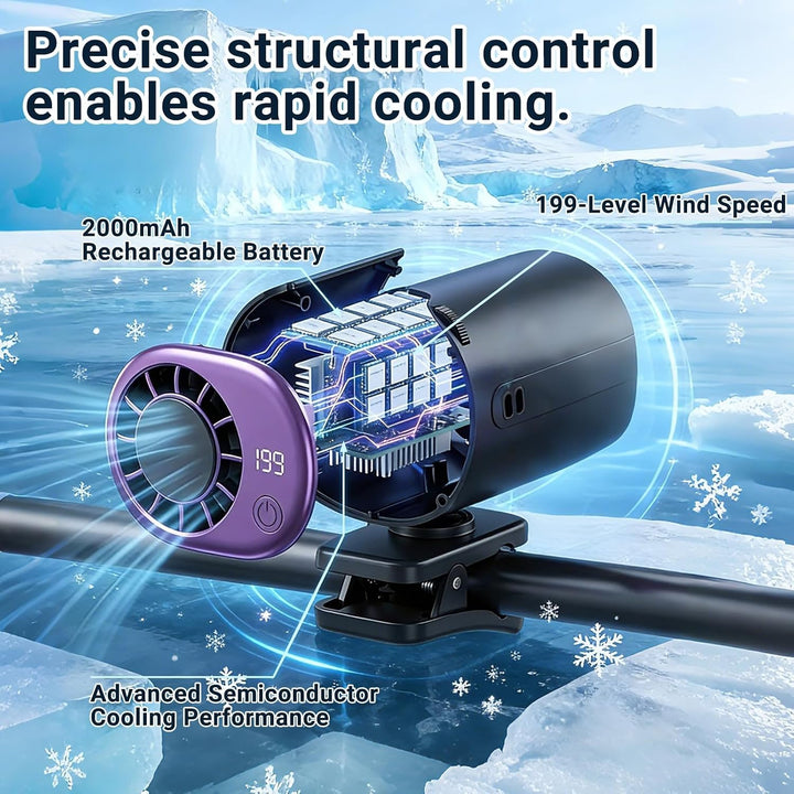 Auto Ventilator,Lüfter für Autoklimaanlage,Auto Clip on Klimaanlage Ventilator mit LED Display,360°