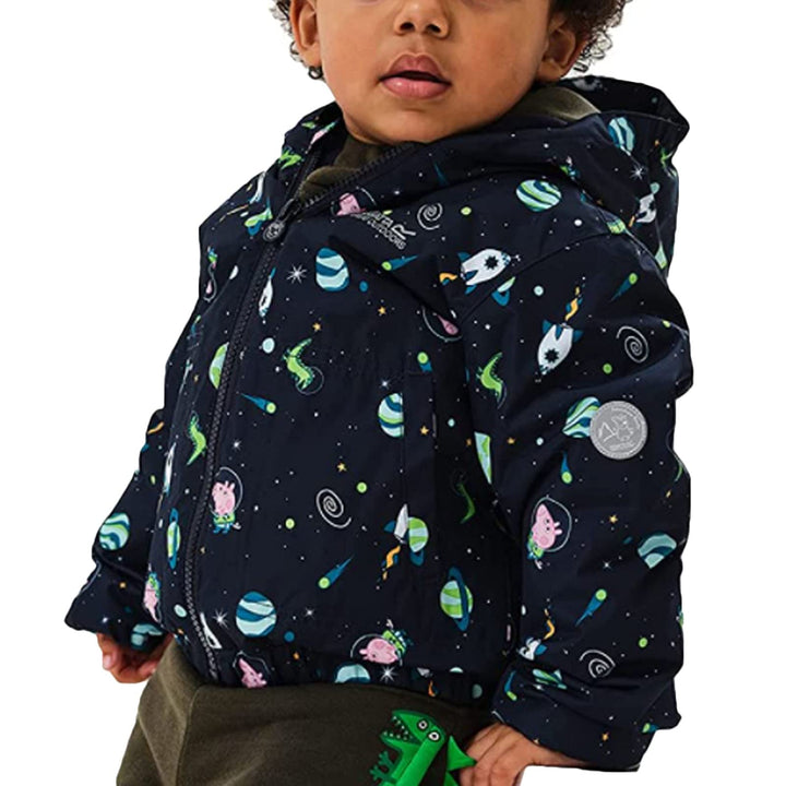 Regatta Unisex Kinder Peppa Muddy Puddle Jacket 3 Jahre Navy, 3 Jahre Navy