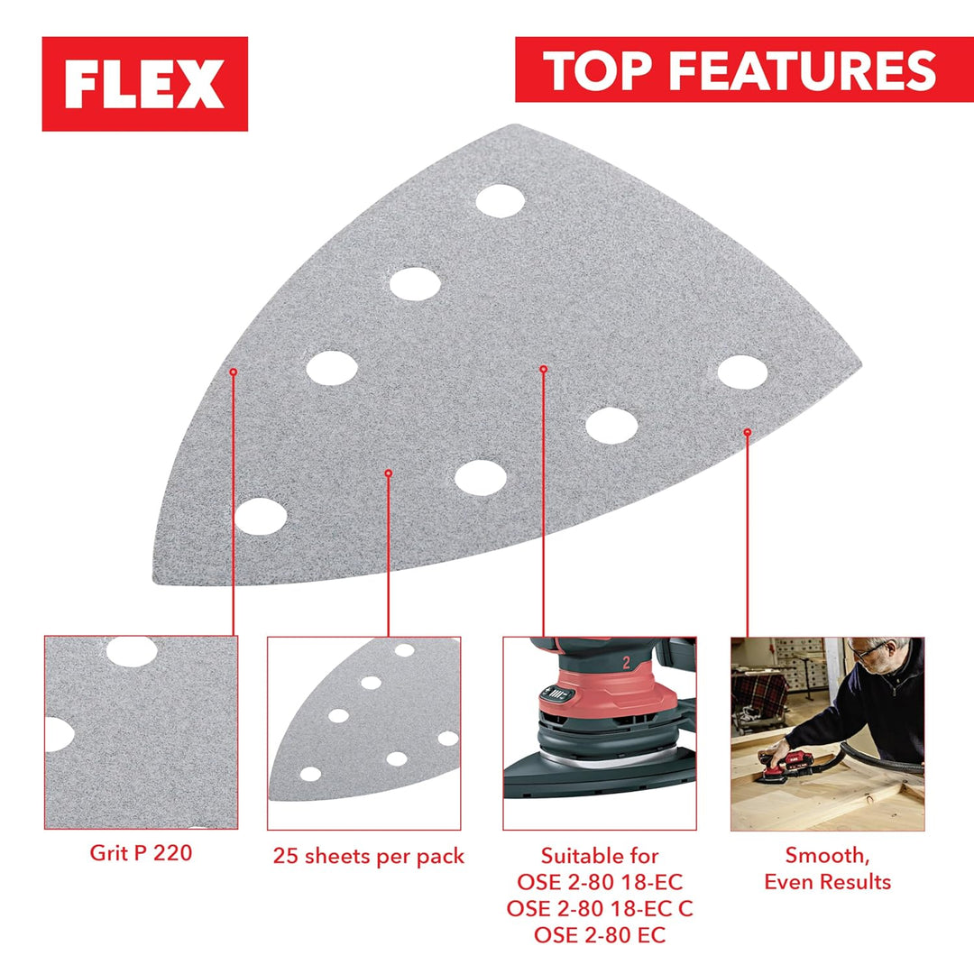 FLEX FLEX LIJA UNIVERSAL 100X150 SV-P220 (25 UDS) (A531939), P220