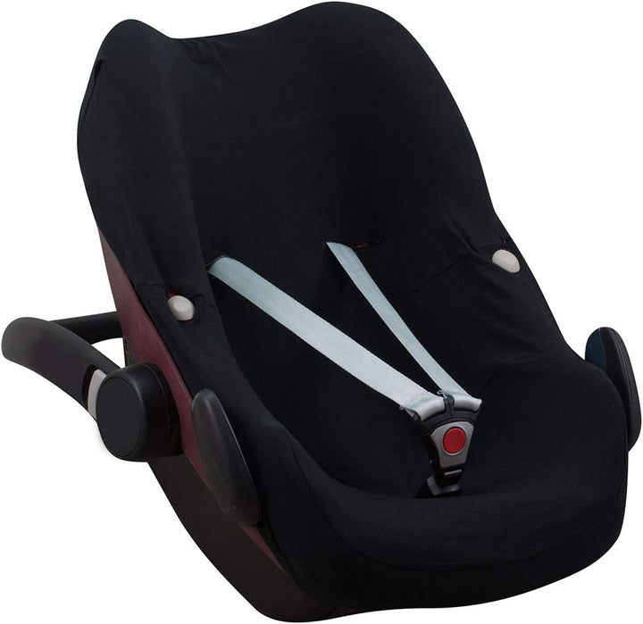 JYOKO KIDS Baumwollbezug für Autositz kompatibel mit Pebble Maxi Cosi, Bebe Confort (Black Series),