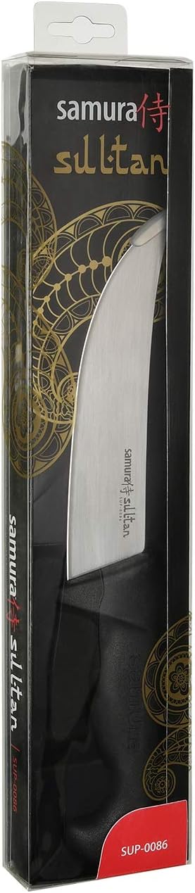 Samura SULTAN PRO 6.3" Pichak Messer mit Schwarzem Griff - Premium Japanischer Edelstahl Küchenmesse