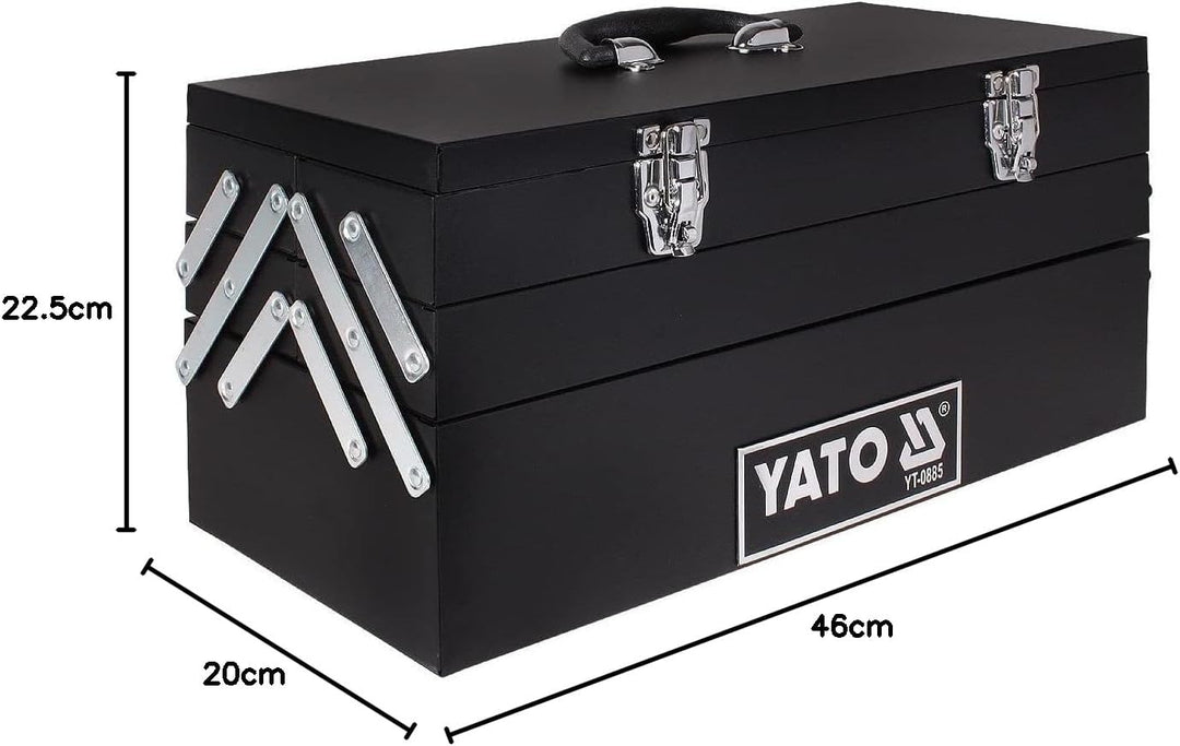 Yato yt-0885 – Werkzeugkasten 460 x 200 x 225 mm mit Kragarm