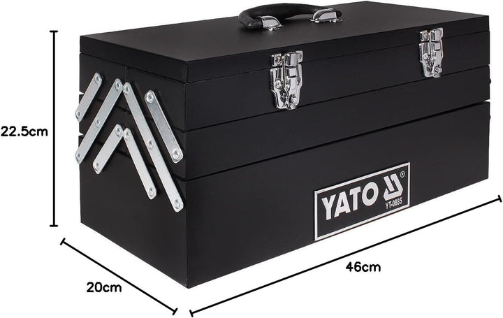 Yato yt-0885 – Werkzeugkasten 460 x 200 x 225 mm mit Kragarm