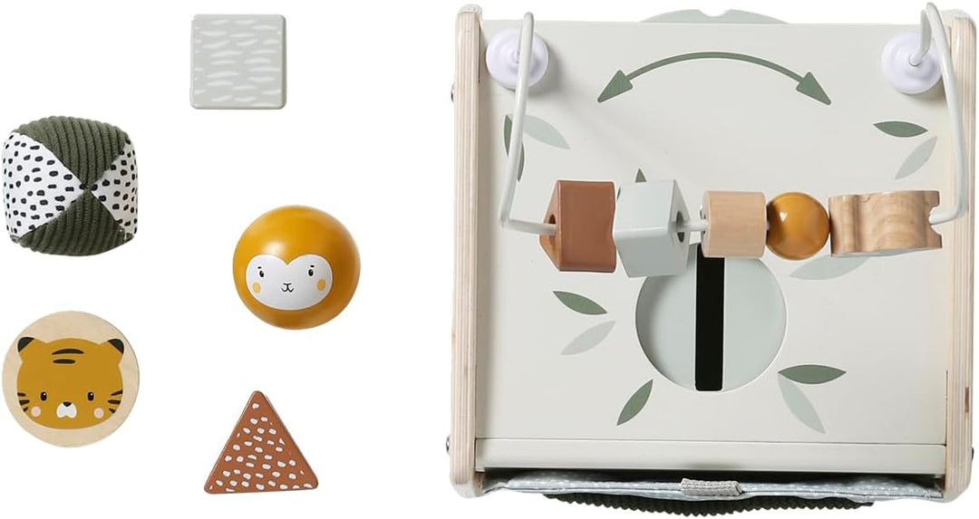 VERTBAUDET Aktivitätsbox aus Holz FSC® grünTU, grün