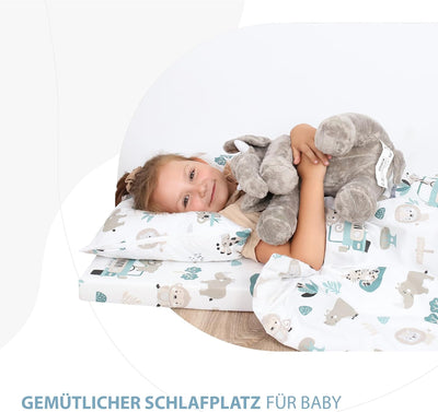 Kinderbettwäsche 100x135 Baumwolle – Bettwäsche Kinder Baby Jungen Mädchen Bettwäsche-Sets Bettbezug
