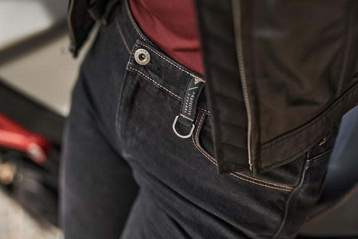 SHIMA DEVON Motorradjeans - Belüftete Elastische Slim Fit Biker Motorradhose mit FiberQL-Verstärkung