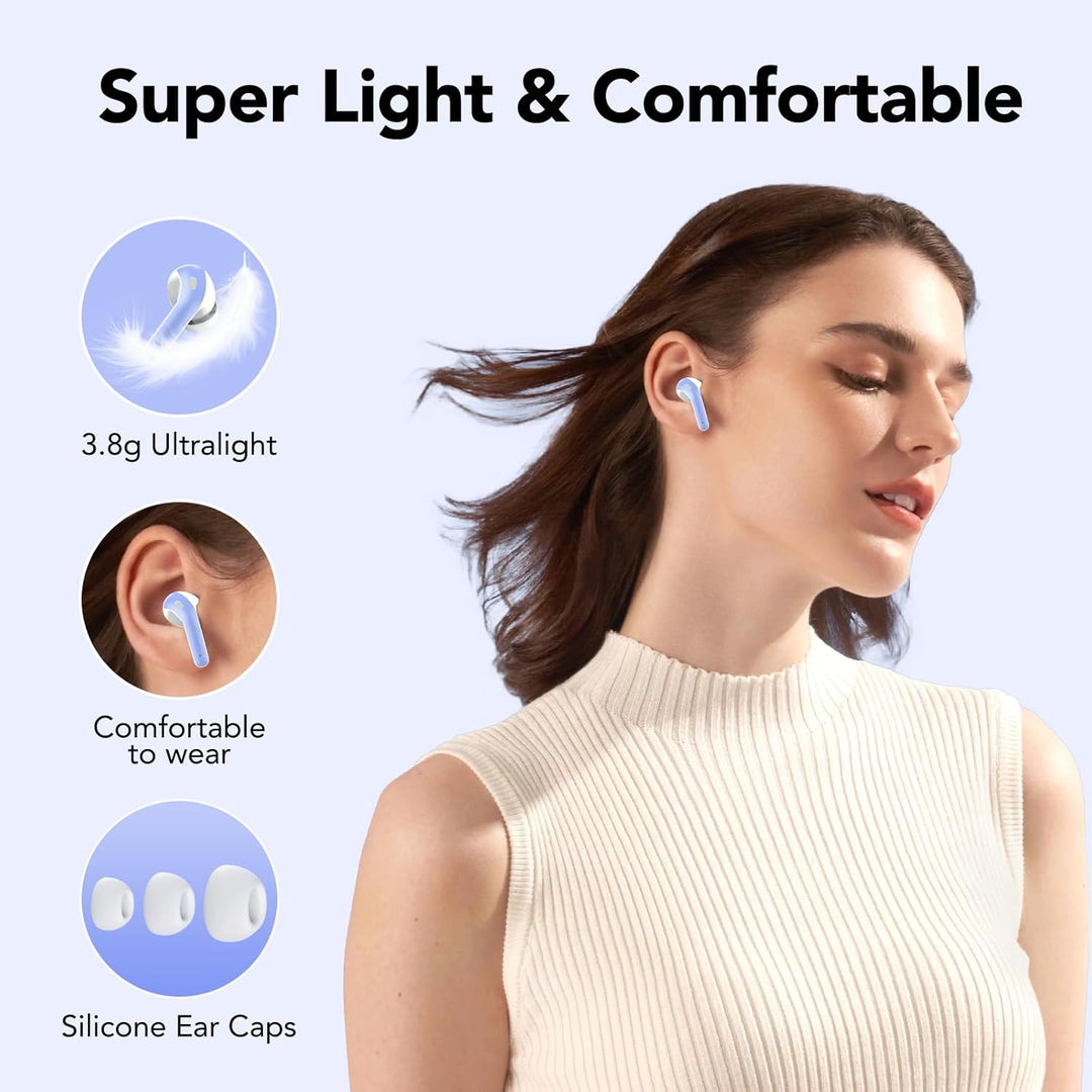 Bluetooth Kopfhörer, In Ear Kopfhörer Kabellos Bluetooth 5.3 mit 50H Tiefer Bass, 2024 Neue Kabellos