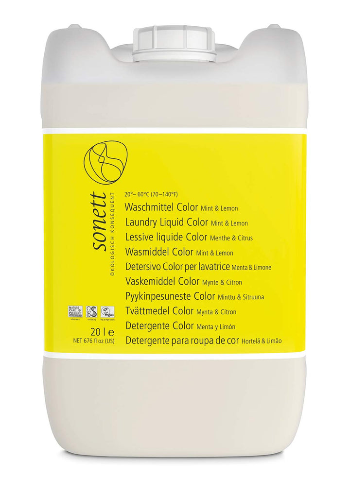 Sonett Waschmittel Color Mint & Lemon, 20 Liter