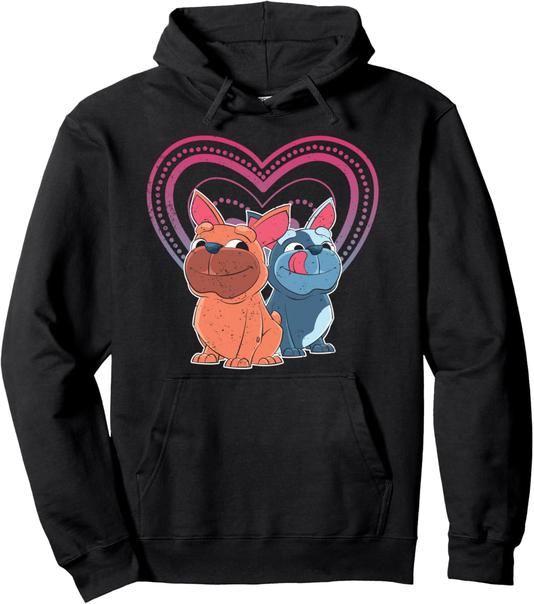 Hundefreund Frenchie Hunde Herz Französische Bulldogge Pullover Hoodie